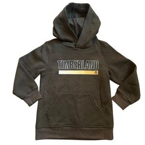 Timberland |Kids Green Sweatshirt with Bold Front Graphic- Size 4